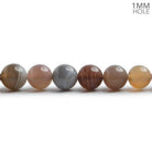6mm Botswana Agate plain round beads 15 inch 60 pieces - The Bead Traders