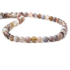 6mm Botswana Banded Agate faceted round beads 15.5 inch 67 pieces AAA - The Bead Traders