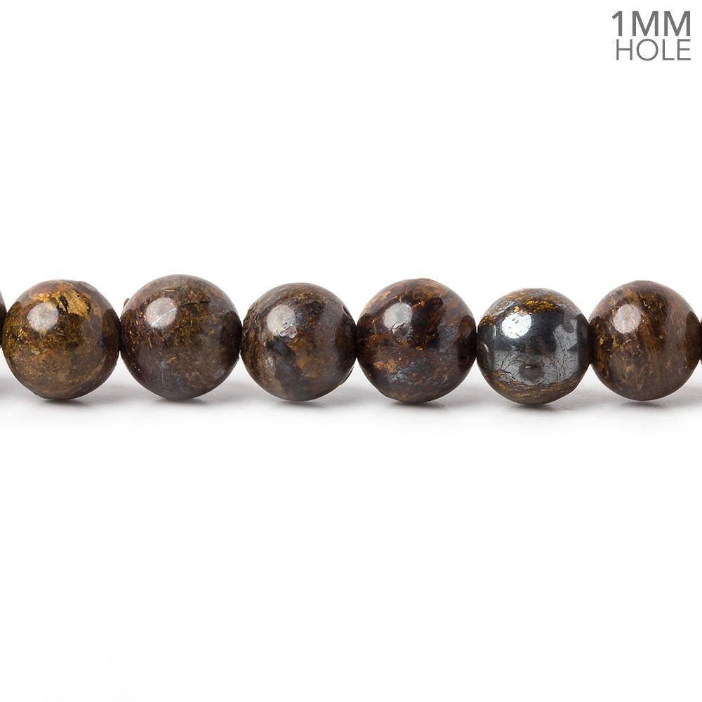 6mm Bronzite plain round 15 inches 65 Beads - The Bead Traders