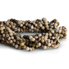 6mm Brown Zebra Jasper Plain Rounds 15 inch 60 beads - The Bead Traders