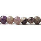 6mm Cape Amethyst & Multi Gemstone Plain Round Beads 14 inches 66 beads - The Bead Traders