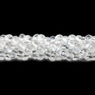 6mm Crystal Quartz Plain Round Beads 14 inch - The Bead Traders