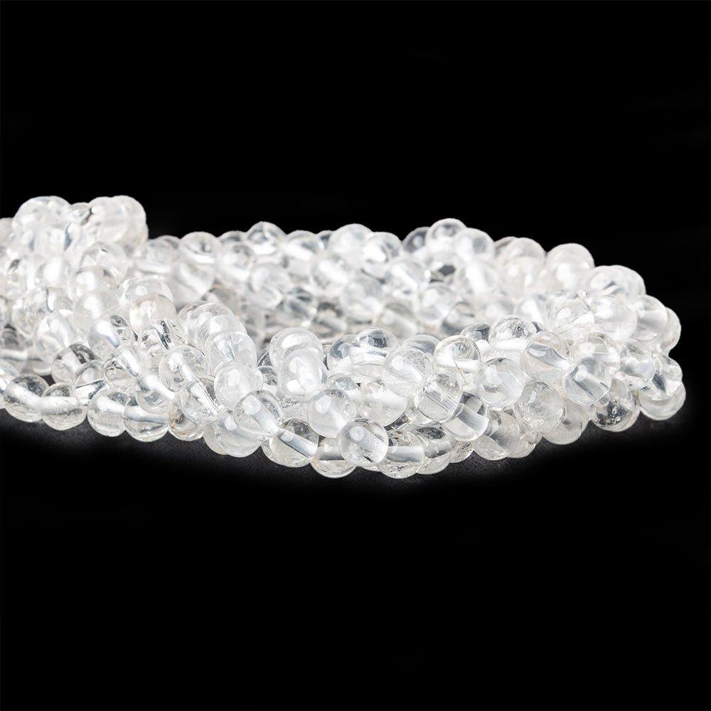 6mm Crystal Quartz Plain Round Beads 14 inch - The Bead Traders