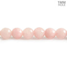 6mm Dyed Pink Jade faceted round beads 14.5 inch 63 pieces - The Bead Traders