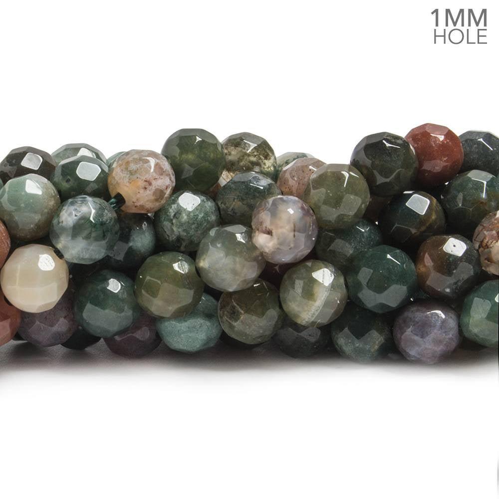 6mm Fancy Jasper faceted round beads 15 inch 67 pieces - The Bead Traders