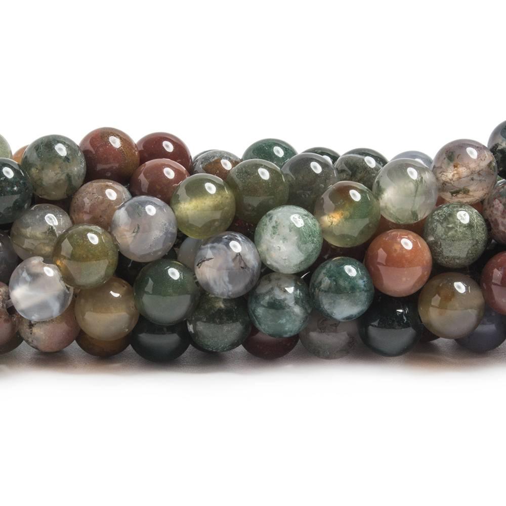6mm Fancy Jasper plain round beads 15 inch 61 pieces - The Bead Traders