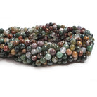 6mm Fancy Jasper plain round beads 15 inch 61 pieces - The Bead Traders