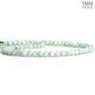 6mm Green Angelite Plain Round Beads 15 inch 65 pieces - The Bead Traders