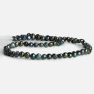 6mm Green Peacock Baroque Pearls 15 inch 70 pieces - The Bead Traders