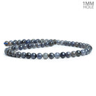 6mm Iolite Plain Round Beads 15 inch 65 pieces - The Bead Traders
