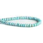 6mm Larimar Plain Rondelles 7.5 inch 55 beads - The Bead Traders