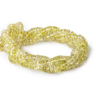 6mm Lemon Quartz plain Heishi beads 14 inch 115 pieces - The Bead Traders
