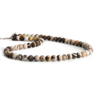 6mm Matte Brown Zebra Jasper Plain Rounds 15 inch 60 beads - The Bead Traders