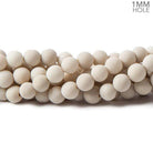 6mm Matte River Stone Jasper plain round beads 14.25 inch, 60 pieces - The Bead Traders