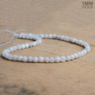 6mm Matte White Crazy Lace Agate Rounds 15 inch 60 beads - The Bead Traders