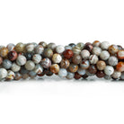 6mm Mexican Lace Agate Rounds 15 inch 63 beads - The Bead Traders