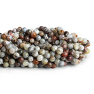 6mm Mexican Lace Agate Rounds 15 inch 63 beads - The Bead Traders