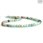 6mm MultiColor Amazonite faceted round beads 16 inch 67 pieces - The Bead Traders