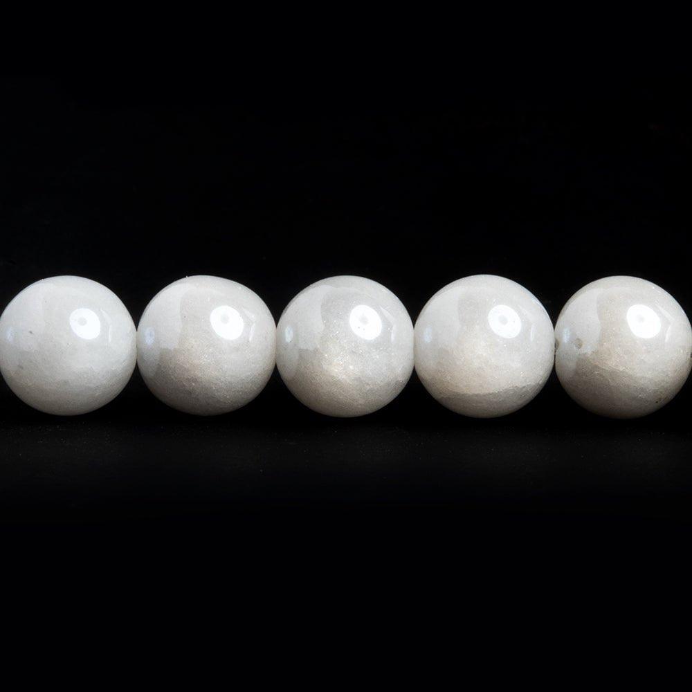 6mm Mystic White Quartz Plain Round Beads 16 inch 50 pieces - The Bead Traders