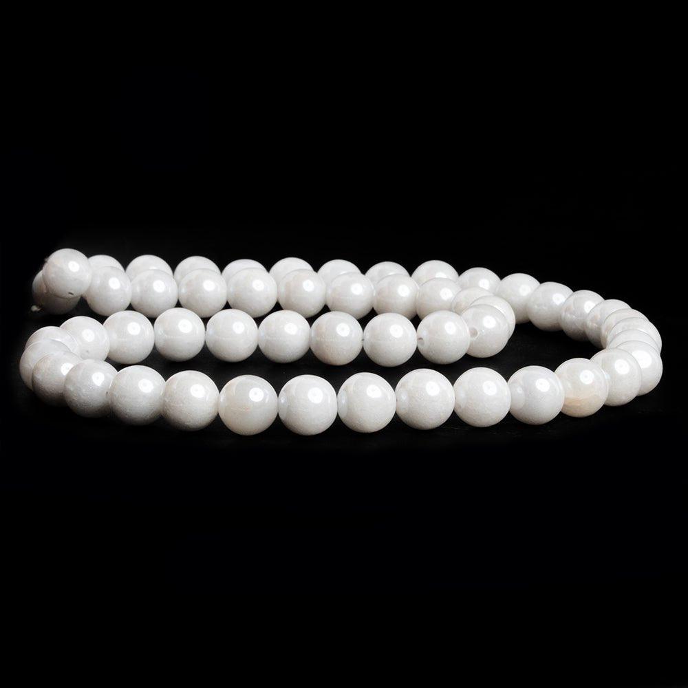 6mm Mystic White Quartz Plain Round Beads 16 inch 50 pieces - The Bead Traders