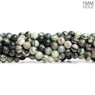 6mm Picasso Jasper Plain Round Beads 15 inch 60 pieces - The Bead Traders
