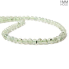 6mm Prehnite plain round beads 15 inch 60 pieces - The Bead Traders