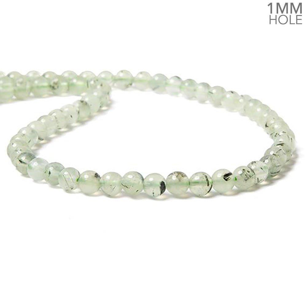 6mm Prehnite plain round beads 15 inch 60 pieces - The Bead Traders