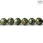 6mm Rhyolite Plain Round 1mm drill hole beads 15.5 inch 66 pieces - The Bead Traders