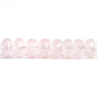 6mm Rose Quartz Faceted Rondelle Beads 6 inch 31 pieces - The Bead Traders