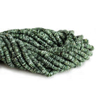 6mm Seraphinite Plain Heishi Beads 16 inch 190 pieces - The Bead Traders