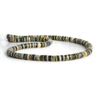 6mm Violet Oyster Shell Plain Heishis 16 inch 215 beads - The Bead Traders
