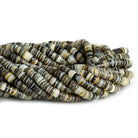 6mm Violet Oyster Shell Plain Heishis 16 inch 215 beads - The Bead Traders