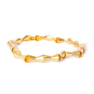 6x3mm 22kt Gold Plated Brass Fluted Cone Beads - The Bead Traders