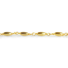 6x3mm Gold Tube Gold Chain 22 pieces - The Bead Traders