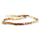 6x4mm-8x5mm Hessonite Garnet Plain Rectangle Beads 14 inch 64 pieces - The Bead Traders