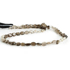 6x4mm Smoky Quartz Faceted Ovals 14 inch 58 beads - The Bead Traders