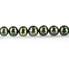 6x5-7x6mm Asparagus Green side drilled Baroque Freshwater Pearl Strand 16 inch 65 pieces - The Bead Traders
