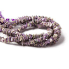 6x5-7x7mm Charoite plain chip beads 7.5 inch 143 pieces - The Bead Traders