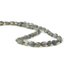 6x5-8x6mm Labradorite Straight Drill Faceted Ovals 14 inch 55 beads - The Bead Traders