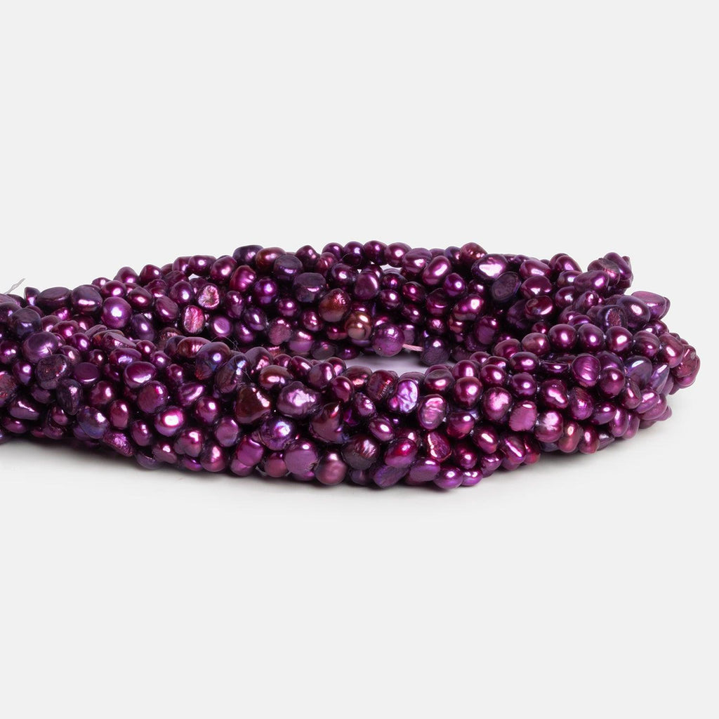 6x5mm Berry Baroque Pearls 15 inch 75 beads - The Bead Traders