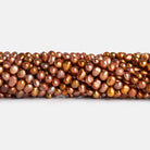 6x5mm Blush Brown Baroque Pearls 15 inch 80 pieces - The Bead Traders