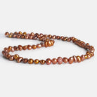 6x5mm Blush Brown Baroque Pearls 15 inch 80 pieces - The Bead Traders