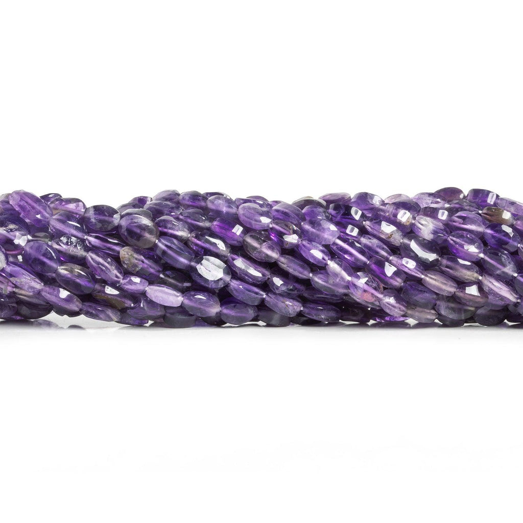 6x5mm Cape Amethyst Faceted Ovals 12 inch 51 beads - The Bead Traders