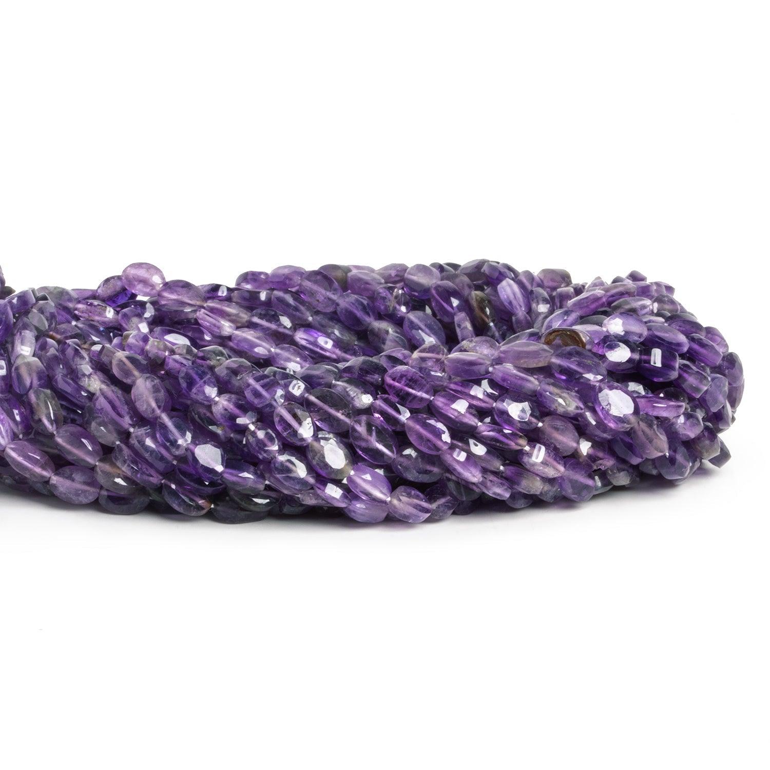 6x5mm Cape Amethyst Faceted Ovals 12 inch 51 beads - The Bead Traders