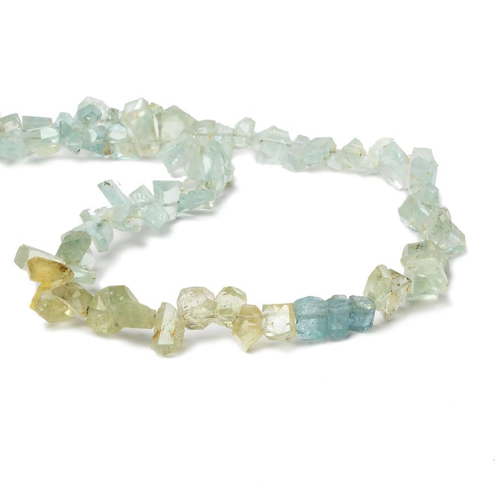 6x6-10x6mm Multi Beryl natural crystal freeshape beads 14 inch 75 pieces - The Bead Traders