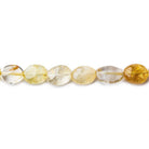 7-10mm Multi Tonal Citrine Plain Nugget Beads 12 inch 28 pieces - The Bead Traders