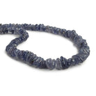 7-12mm Tanzanite center drilled plain nugget 16.5 inch 131 pieces - The Bead Traders