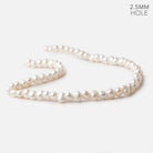 7-8mm Cream Baroque 2mm Large Hole Pearls 15 inch 63 pieces - The Bead Traders