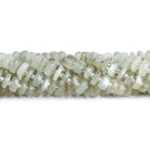 7-8mm Sage Ceylon Moonstone Faceted Rondelles 16 inch 105 beads - The Bead Traders