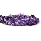 7-9mm Cape Amethyst Plain Triangle Beads, 14 inch - The Bead Traders